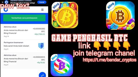 Game Penghasil BTC Gratis Terbukti Membayar Game Penghasil Uang