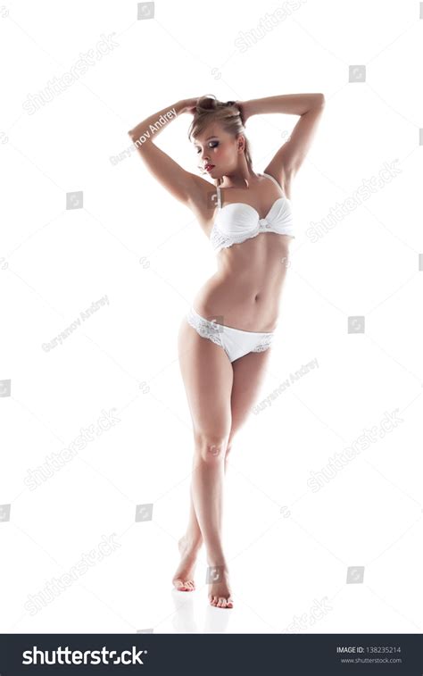 Passionate Blonde Erotic Lingerie Stock Photo 138235214 Shutterstock