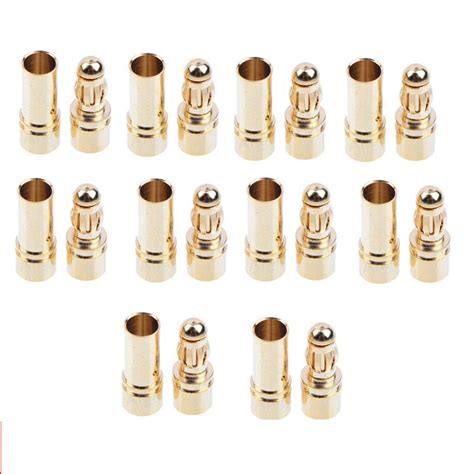 20 40 stücke 3 5mm Gold Bullet Banana Stecker Stecker Für RC ESC