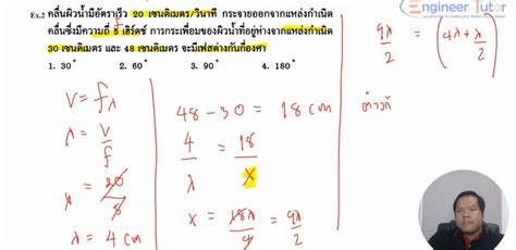 คอร์สตะลุยโจทย์ Pat2 วิชาฟิสิกส์ เรื่องคลื่นกล Engineer Tutor