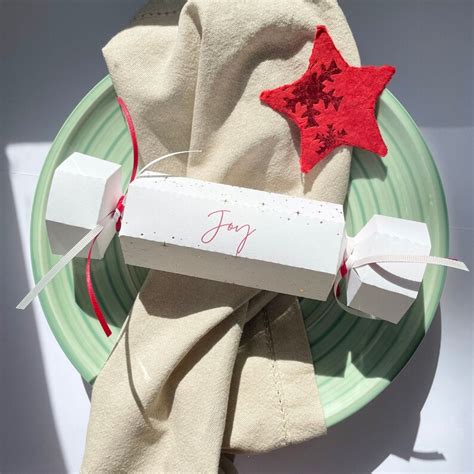 Personalised Christmas Cracker Fill Your Own Diy Cracker Etsy Uk