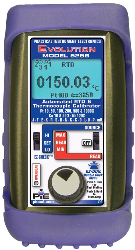 Pie B Practical Instrument Electronics Rtd Thermocouple Calibrator