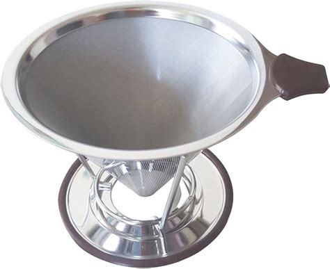 Amazon Eleoption Pour Over Coffee Maker X Cup Basket Style