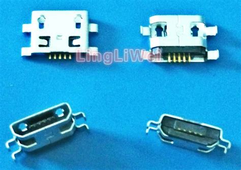 Precio Al Por Mayor 10pcs Micro Usb Type B Female 5pin Smt Socket Jack Connector Usa Seller