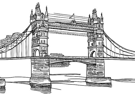 London Bridge Digital Graphic · Creative Fabrica