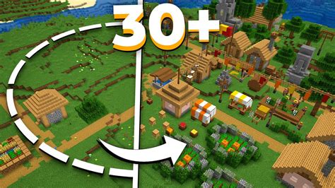 30 Ways To Improve Your Village In Minecraft YouTube