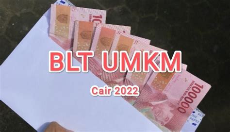 Cara Daftar Bpum 2022 Syarat Penerima Dan Jadwal Penyaluran Blt Umkm