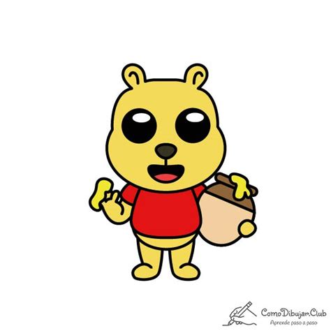 Cómo dibujar a Winnie The Pooh Kawaii COMODIBUJAR CLUB