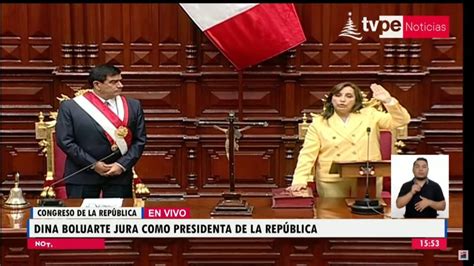 Dina Boluarte Asume La Presidencia Del Perú Periódico La Patria