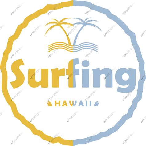 Hawaii Surfing Dtf Transfer — Armor Ink