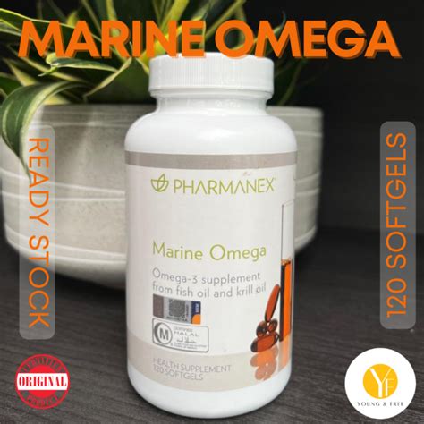 Marine Omega Nuskin Pharmanex MY 120 Soft Gels Expiry 11 24