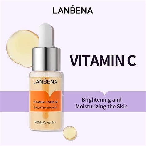 Lanbena Rosto Soro Facial Vitamina C Clareamento Clarear Manchas