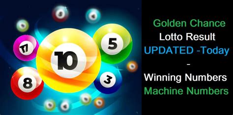 Golden Chance Lotto Result Today January 2023 Check Winning Numbers