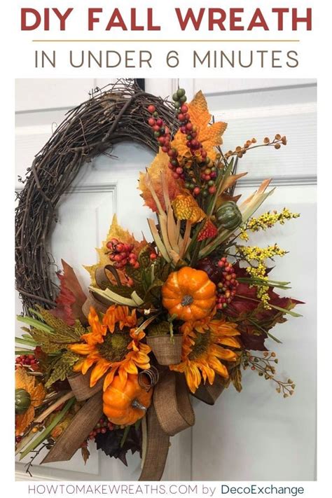 Make A Designer Diy Fall Wreath In Under 6 Minutes Artofit