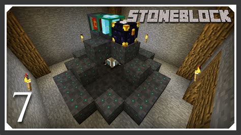 Stoneblock Modpack Void Ore Miner E07 Stoneblock Let S Play