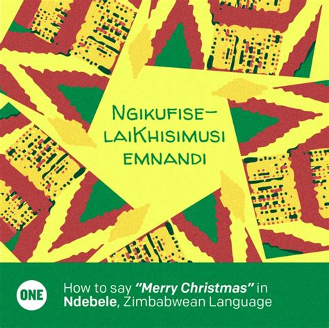 How To Say Merry Christmas In SIX African Languages ONE Org US