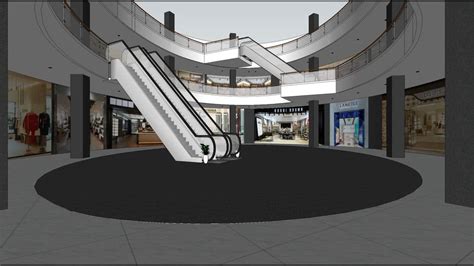 Shopping Center Exhibition Hall 3d Warehouse