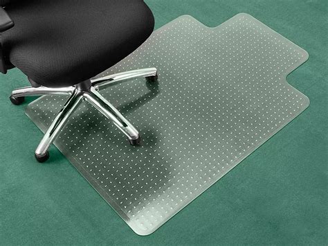 Carpet Chair Mat with Lip - 36 x 48", Clear H-1460 - Uline