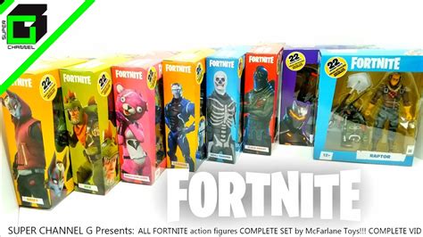 All Fortnite Action Figures Compete Set Mcfarlane Toys 7 Inch Figures