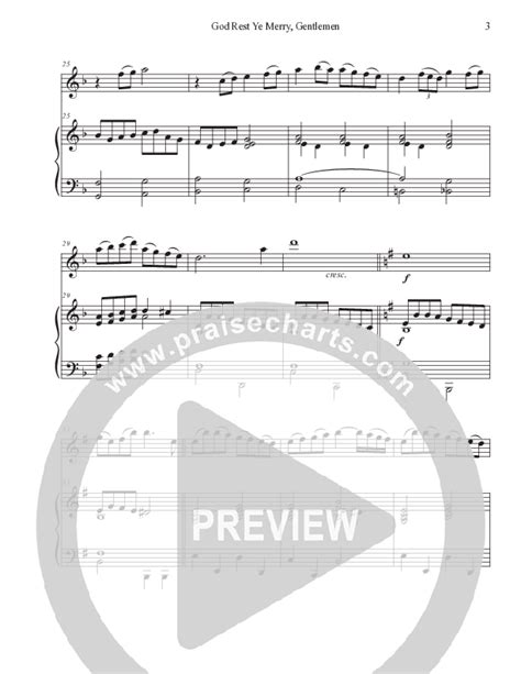 God Rest Ye Merry Gentlemen Instrumental Violin Solo Sheet Music Pdf Foster Music Group Arr