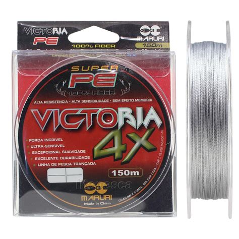 Linha Multifilamento Maruri Victoria 4x 0 40mm 53lbs 24kg 150 Metros