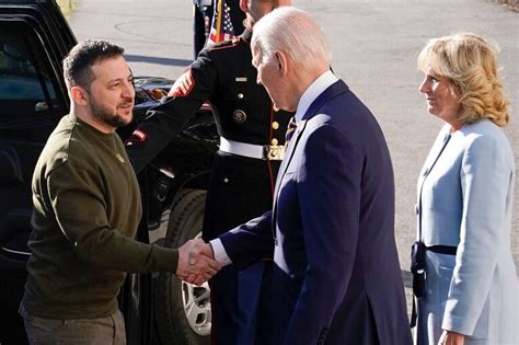 Selenskyj in Washington Biden sichert Unterstützung zu