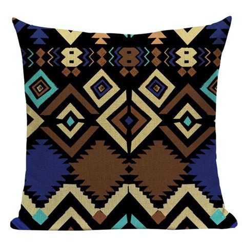 18 Southwestern Native Aztec Pattern Throw Pillow Cover Decorzee