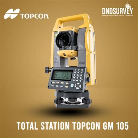 Total Station Topcon Gm Dnd Survey