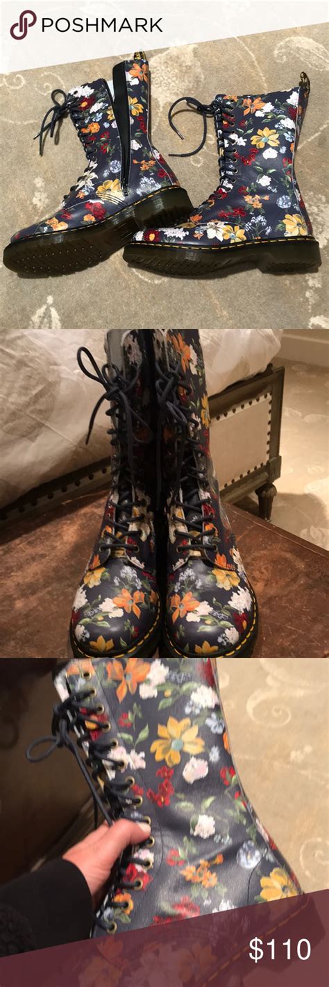 Crazy Cool Unlimited Edition Floral Doc Martens Doc Martens Martens