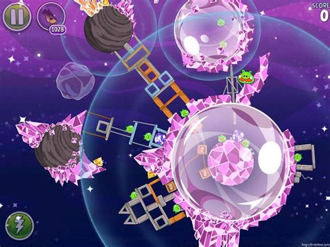 Angry Birds Space Cosmic Crystals Level 7 18 Walkthrough AngryBirdsNest