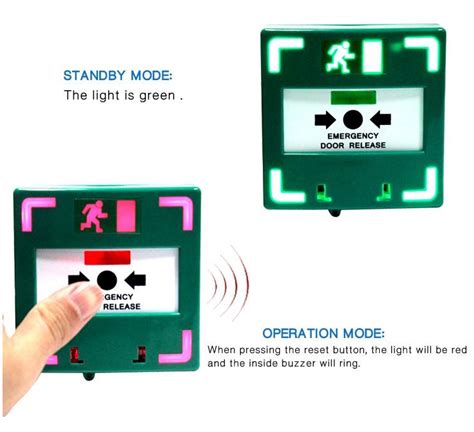 Oem Manufacturer Emergency Exit Push Buttons And Switch Buttons For