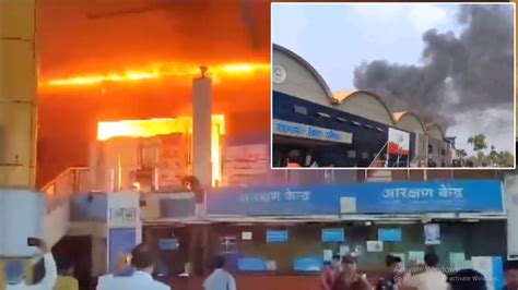 Mumbai Lokmanya Tilak Terminus Station Ltt Canteen Fire No Casualty