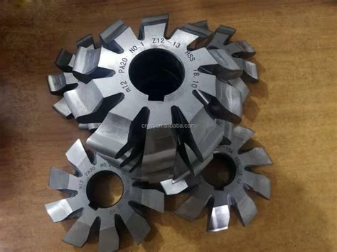 Hss M Module Involute Gear Milling Cutter Pcs Set With Pa In