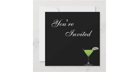 Mocktail Birthday Party Invitation Kaart Zazzle Nl