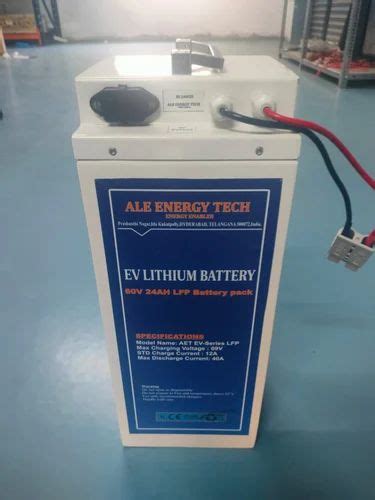 ALE 60V 24AH Lithium Iron Phosphate LFP LiFepo4 Battery Pack For E