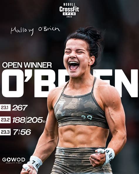 The Crossfit Games On Twitter Victory Mal Obrien Is The Winner Of