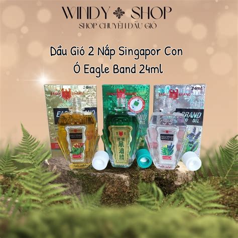 LỐC 12 CHAI DẦU GIÓ XANH CON Ó EAGLE BRAND CHUẨN SINGAPOR CHAI 24ML