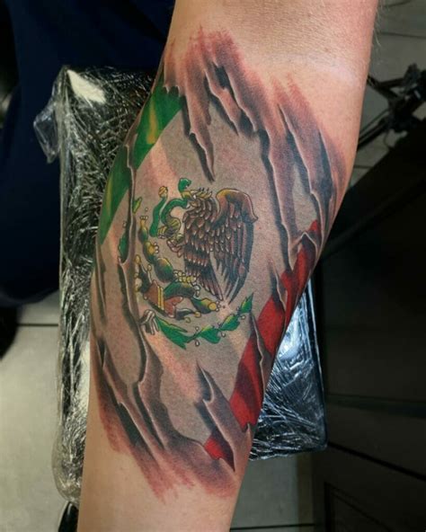 101 Best Mexican Flag Tattoo Ideas That Will Blow Your Mind!