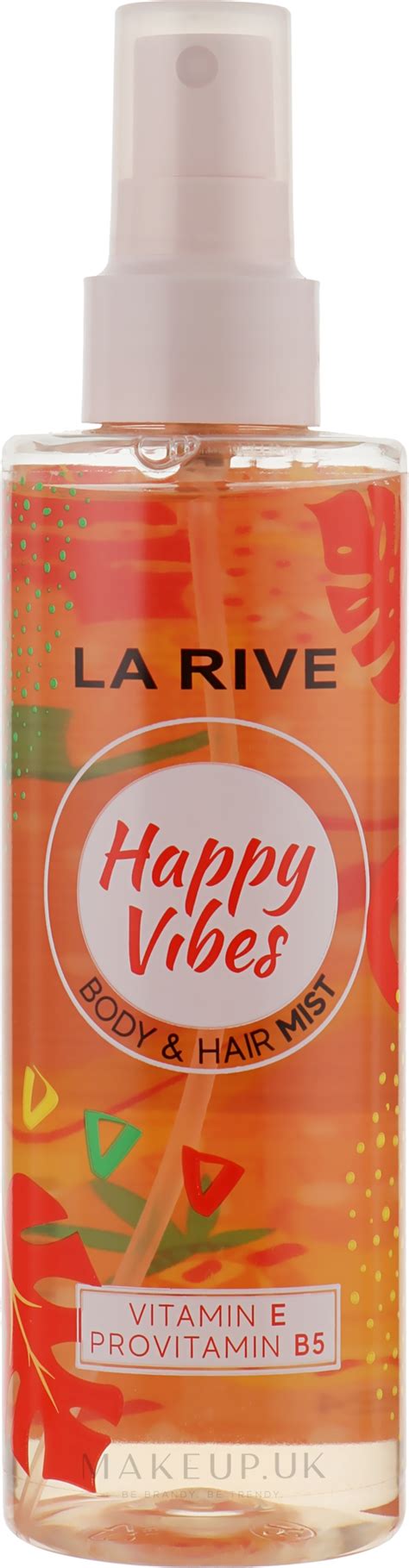 La Rive Body And Hair Mist Happy Vibes Perfumed Hair And Body Spray