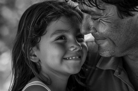 Premium Photo Brazilian Father And Daughter They Are Smiling At Each