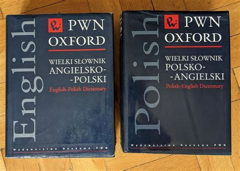 Wielki słownik PWN Oxford angielsko polski polsko Kraków Kup teraz