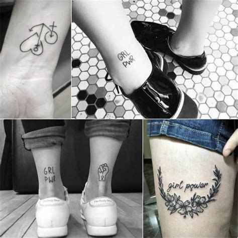 Girl Power Tattoo Ideas Fight Like A Girl Best Feminist Tattoos