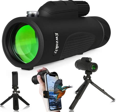 Upgraded 20x50 Hd Monocular Telescope High Power Monoculars For Adults With Smartphone Adapter