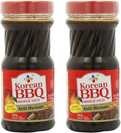 Cj Korean Bbq Sauce Bulgogi 29 63 Ounce Bottles Pack Of 4 Korean Barbecue