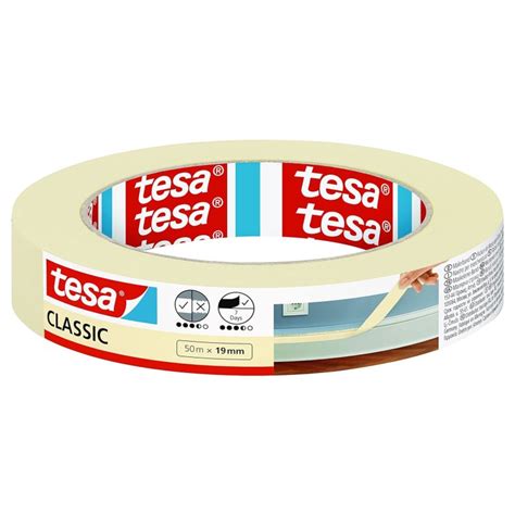 Tesa Maler Krepp Classic Abdeckband 19 Mm X 50 M 3 96