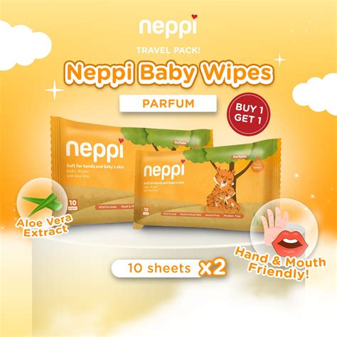 Jual Neppi Baby Tisu Tissue Basah Wipes Parfum S Buy Get Free