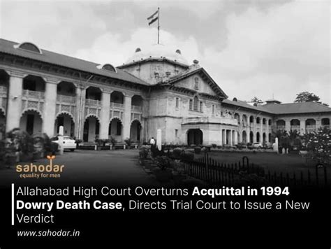 Allahabad High Court Overturns Acquittal In 1994 Dowry Death Case