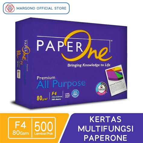 Jual PaperOne All Purpose Kertas HVS F4 80 Gsm 500 Lembar Shopee