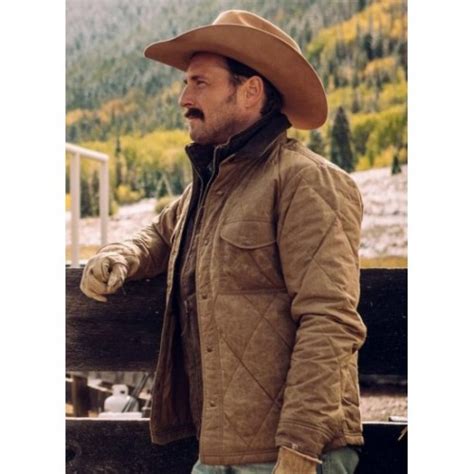 Yellowstone John Dutton Brown Quilted Jacket