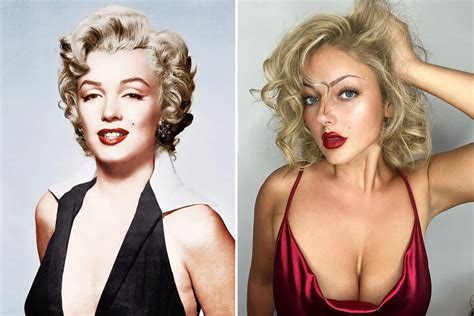 Xinh đẹp gợi cảm giống biểu tượng sex Marilyn Monroe cũng khổ
